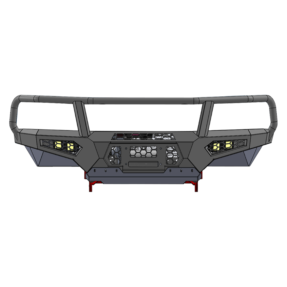 Offroad Animal Cougar Hi Mount Winch Bull Bar Suitable For Nissan Patrol GU 2005-16 - FB-NPT-Y61-05-COU-ASM0-XXX